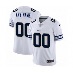Los Angeles Rams Customized White Team Logo Cool Edition Jersey