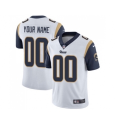 Los Angeles Rams Customized White Vapor Untouchable Limited Player Football Jersey