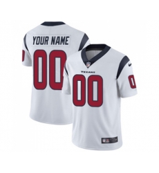 Houston Texans Customized Limited White Vapor Untouchable Football Jersey