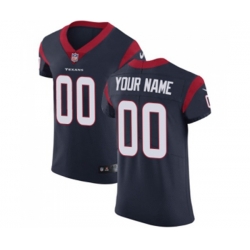 Houston Texans Customized Navy Blue Team Color Vapor Untouchable Custom Elite Football Jersey Houston Texans Customized Navy Blue Team Color Vapor Untouchable Custom Elite Football Jersey