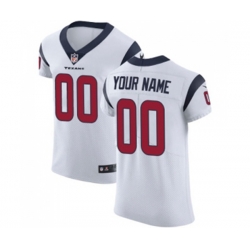 Houston Texans Customized White Vapor Untouchable Custom Elite Football Jersey Houston Texans Customized White Vapor Untouchable Custom Elite Football Jersey