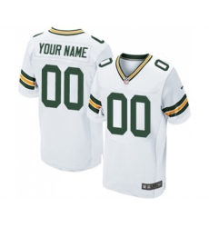 Green Bay Packers Customized Elite White Football Jersey