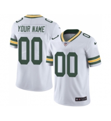 Green Bay Packers Customized White Vapor Untouchable Limited Player Football Jersey