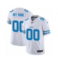 Detroit Lions Customized White Team Logo Cool Edition Jersey