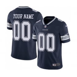 Dallas Cowboys Customized Navy Blue Team Color Vapor Untouchable Limited Player Football Jersey