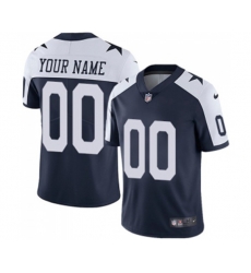 Dallas Cowboys Customized Navy Blue Throwback Alternate Vapor Untouchable Limited Player Football Jersey Dallas Cowboys Customized Navy Blue Throwback Alternate Vapor Untouchable Limited Player Football Jersey
