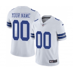 Dallas Cowboys Customized White Vapor Untouchable Limited Player Football Jersey