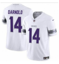 Minnesota Vikings #14 Sam Darnold Winter Warriors Stitched NFL Jersey
