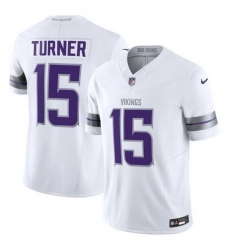 Minnesota Vikings #15 Dallas Turner White F U S E Winter Warrior Limited Stitched Jersey