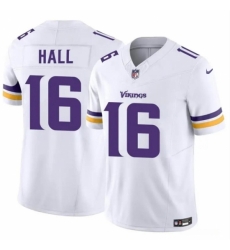 Minnesota Vikings #16 Jaren Hall White 2023 F.U.S.E. Vapor Untouchable Limited Football Stitched Jersey