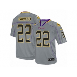 Minnesota Vikings #22 Harrison Smith Limited Lights Out Grey NFL Jersey