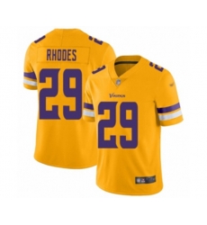Minnesota Vikings #29 Xavier Rhodes Limited Gold Inverted Legend Football Jersey
