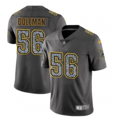 Minnesota Vikings #56 Chris Doleman Gray Static Vapor Untouchable Limited NFL Jersey