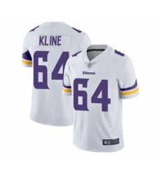 Minnesota Vikings #64 Josh Kline White Vapor Untouchable Limited Player Football Jersey