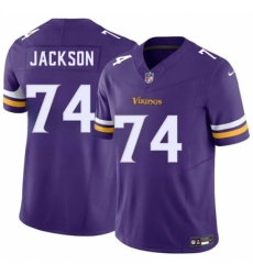 Minnesota Vikings #74 Donovan Jackson Purple 2025 Draft F.U.S.E. Vapor Untouchable Limited Football Stitched Jersey