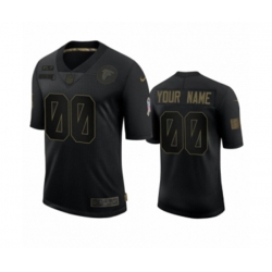 Atlanta Falcons Custom Black 2020 Salute to Service Limited Jersey