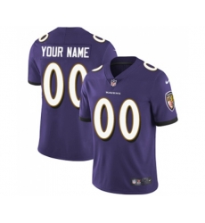 Baltimore Ravens Customized Purple Team Color Vapor Untouchable Limited Player Football Jersey