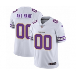 Baltimore Ravens Customized White Team Logo Cool Edition Jersey
