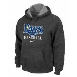 Tampa Bay Rays Pullover Hoodie D.Grey