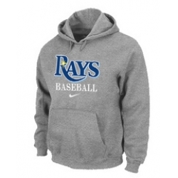 Tampa Bay Rays Pullover Hoodie Grey