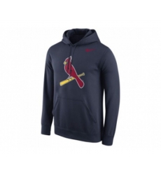 St.Louis Cardinals Nike Logo Performance Pullover Navy MLB Hoodie