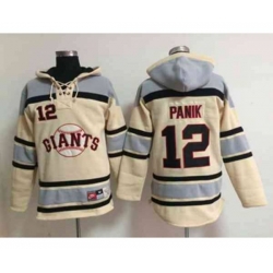 mlb jerseys san francisco giants #12 panik cream[pullover hooded sweatshirt]