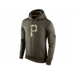 Men Pittsburgh Pirates Nike Olive Salute To Service KO Performance Hoodie Men Pittsburgh Pirates Nike Olive Salute To Service KO Performance Hoodie