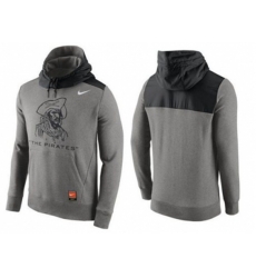 Pittsburgh Pirates Nike Gray Cooperstown Collection Hybrid Pullover Hoodie