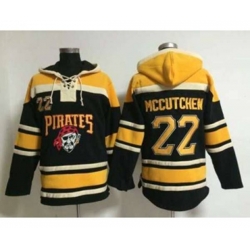 mlb jerseys pittsburgh pirates #22 mccutchen black[pullover hooded sweatshirt]
