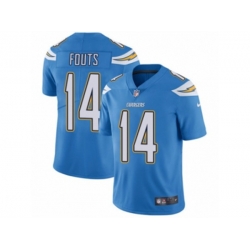 Los Angeles Chargers #14 Dan Fouts Vapor Untouchable Limited Electric Blue Alternate NFL Jersey
