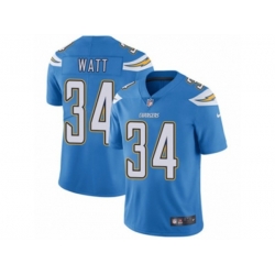 Los Angeles Chargers #34 Derek Watt Vapor Untouchable Limited Electric Blue Alternate NFL Jersey