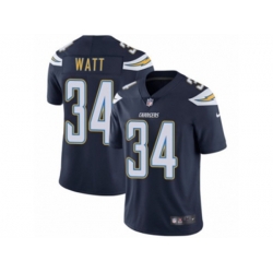 Los Angeles Chargers #34 Derek Watt Vapor Untouchable Limited Navy Blue Team Color NFL Jersey