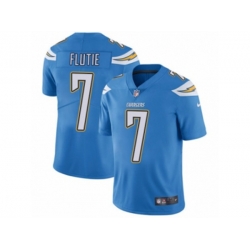 Los Angeles Chargers #7 Doug Flutie Vapor Untouchable Limited Electric Blue Alternate NFL Jersey