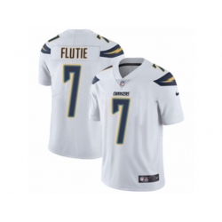Los Angeles Chargers #7 Doug Flutie Vapor Untouchable Limited White NFL Jersey