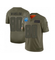 Los Angeles Chargers #80 Kellen Winslow Limited Camo 2019 Salute to Service Football Jersey