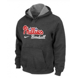 Philadelphia Phillies Pullover Hoodie D.Grey