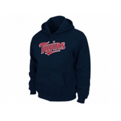 Minnesota Twins Majestic Fleece Hitter Navy MLB Hoodie