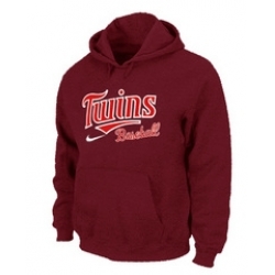 Minnesota Twins Pullover Hoodie red
