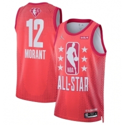 2022 All Star #12 Ja Morant Maroon Basketball Jersey 2022 All Star #12 Ja Morant Maroon Basketball Jersey