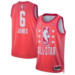 2022 All Star #6 LeBron James Maroon Basketball Jersey 2022 All Star #6 LeBron James Maroon Basketball Jersey