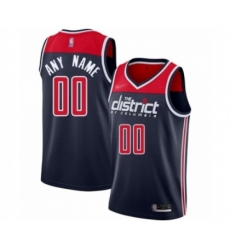Washington Wizards Customized Swingman Navy Blue Finished Basketball Jersey - Statement Edition