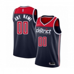 Washington Wizards Customized Swingman Navy Blue Finished Basketball Jersey - Statement Edition
