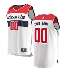 Washington Wizards Fanatics Branded White Fast Break Custom Replica Jersey - Association Edition