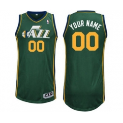 Utah Jazz Green Custom Basketball Jersey Utah Jazz Green Custom Basketball Jersey