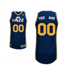 Utah Jazz Navy Custom Basketball Jerseys