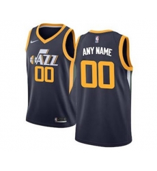 Utah Jazz Navy Swingman Custom Basketball Jersey - Icon Edition
