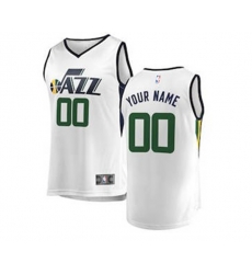 Utah Jazz White Custom Basketball Jersey - Association Edition