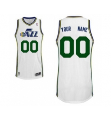Utah Jazz White Custom Basketball Jerseys