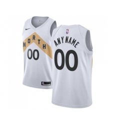 Toronto Raptors Customized Swingman White Basketball Jersey - City Edition