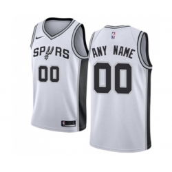 San Antonio Spurs Customized Swingman White Home Basketball Jersey - Association Edition San Antonio Spurs Customized Swingman White Home Basketball Jersey - Association Edition